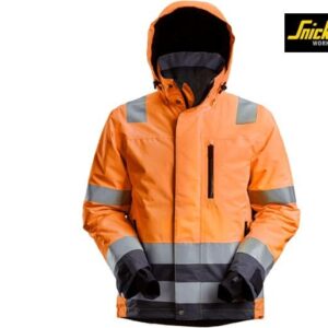 Snickers-1132-High-Vis-Waterproof-37_5-Isolerend-Jack-Klasse-3-High-Vis-Orange-Steel-Grey_5558