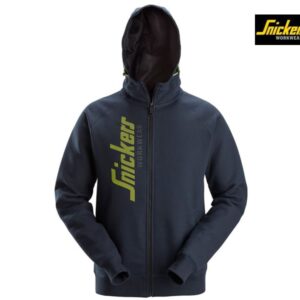 Snickers-2846-logo-full-zip-hoodie-Navy_9500