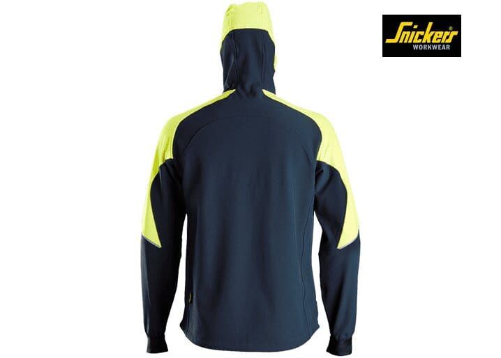 Snickers 8025 Neon Hoodie met Rits