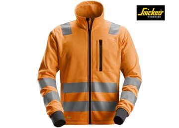 Snickers-8036-AllroundWork-High-Vis-Jack-met-rits-Klasse 2:3-5500-Hi-Vis-Orange-Voorkant