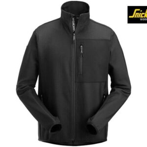 Snickers-8045-FlexiWork-Tussenlaag-Jack-met-Rits-0404-Black-Black-Voorkant