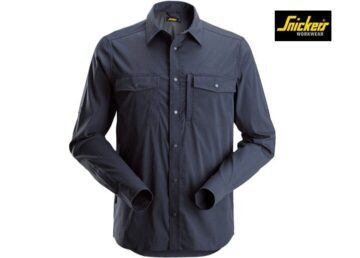 Snickers-8521-Shirt-met-Lange-Mouwen_Navy-9500-Voorkant