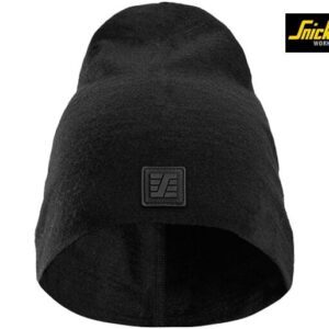 Snickers-9009-Merino-Wol-Beanie-0400-Black
