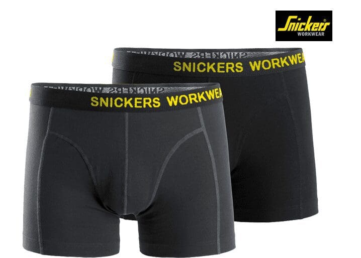 ||Snickers-9436-2-pack-Stretch-Boxershort_Front-Black-Navy-0495|||||||||