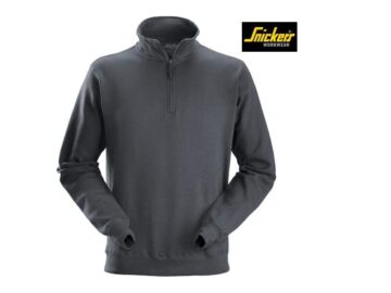 snickers-2818-Half-Zip-Sweatshirt_5800-staalgrijs