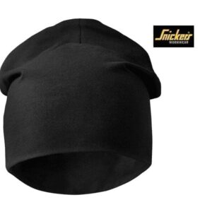 snickers-9014-AllroundWork_Cotton-Beanie_zwart_0400
