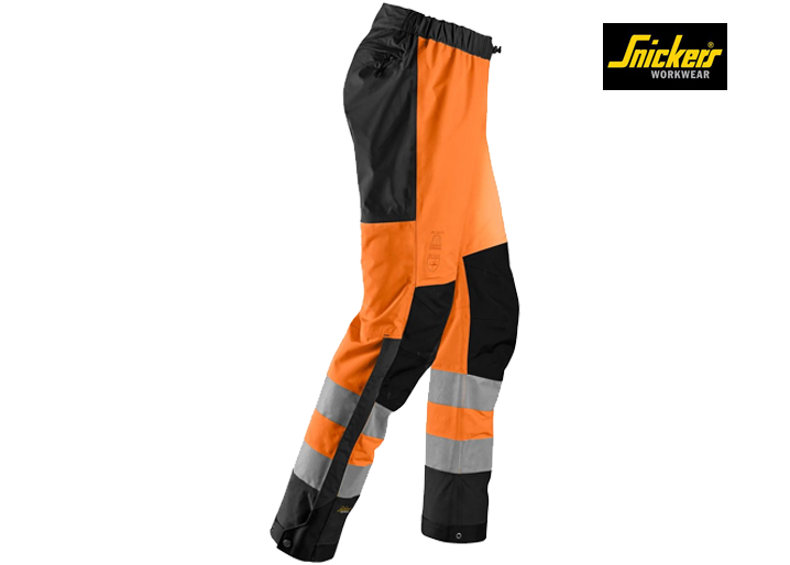Snickers 6530 AllroundWork High-Vis Waterproof Shell Broek Klasse 2