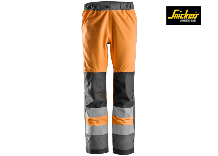 Snickers 6530 AllroundWork High-Vis Waterproof Shell Broek Klasse 2