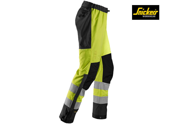 Snickers 6530 AllroundWork High-Vis Waterproof Shell Broek Klasse 2