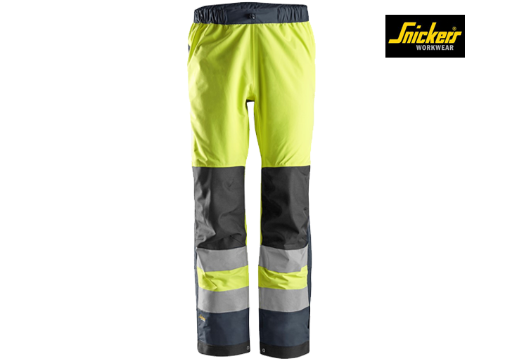 Snickers 6530 AllroundWork High-Vis Waterproof Shell Broek Klasse 2