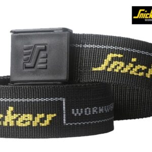 Snickers-9004-Riem met logo_-0400-Black-Voorkant