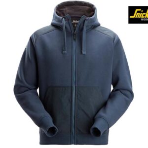Snickers-2875-Cordura® Tech Sweatshirt Hoodie met rits_9596-Navy:Dark Navy-Voorkant