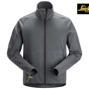 Snickers-8051-37.5® Fleece Jack_5804-Steel Grey:Black-Voorkant