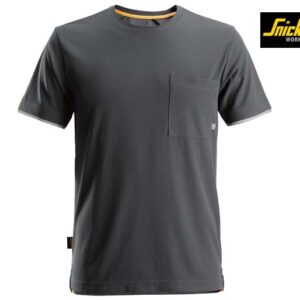 Snickers-2598-AllroundWork, 37.5® T-Shirt met Korte Mouwen_5800-Steel Grey-Voorkant