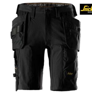Snickers-6118-AllroundWork, Stretch Werkshorts met holsterzakken_0404-Voorkant