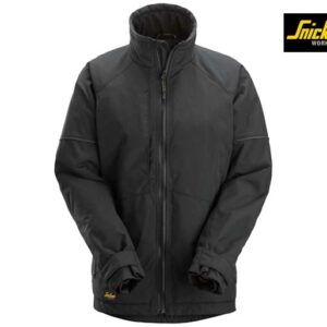 Snickers-1187-AllroundWork, Geïsoleerde Dameswerkjas_0404-Black:Black-Voorkant