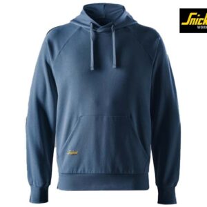 Snickers-2011-Terry Hoodie_4700-Stone Blue-Voorkant