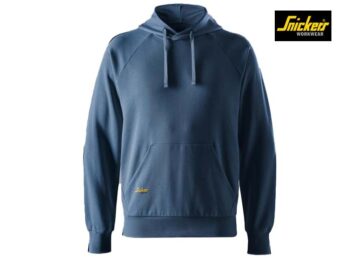 Snickers-2011-Terry Hoodie_4700-Stone Blue-Voorkant