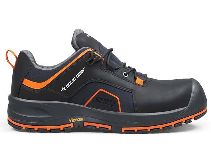 Solid Gear-Griffin 2 Low-SG73003_0470-Black:Dark Orange-Voorkant